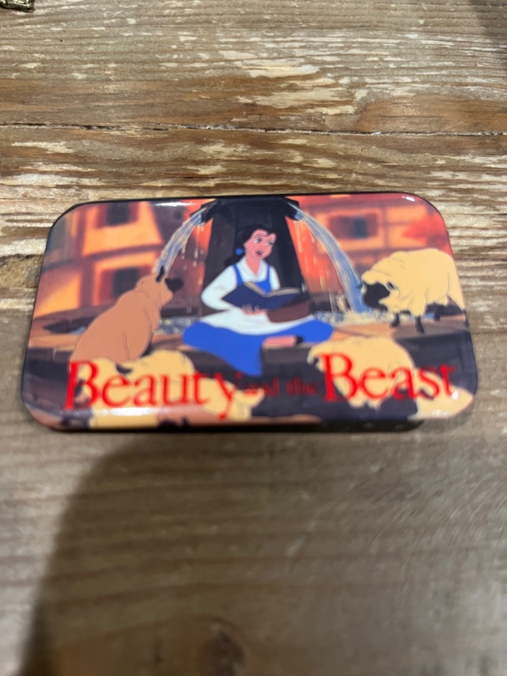 Beauty and the Beast Blue Decorative Pin